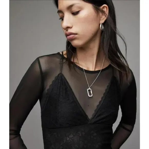 AllSaints Nyla Lace Bodysuit NWT Intimates & Sleepwear